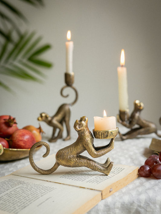 MONKEY T-LIGHT HOLDER